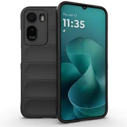 Shockproof TPU Cushion Case with Airbag Armor for Poco C81 (Black)