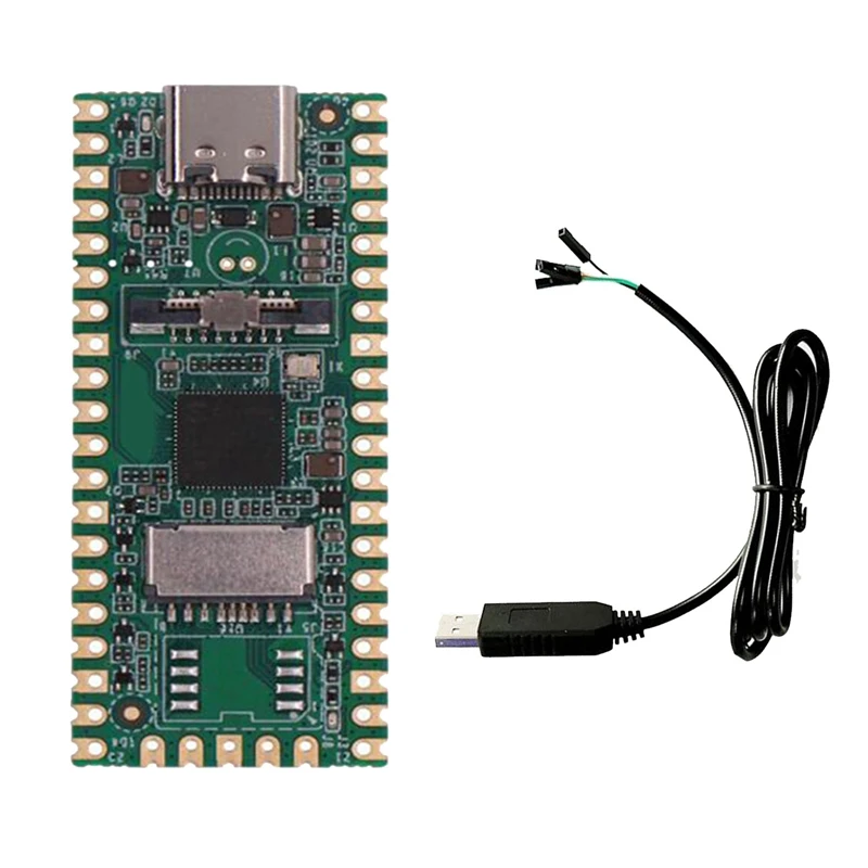 

RISC-V Milk-V Duo Development Board+STC Downloader Dual Core CV1800B Support Linux For Iot Enthusiasts DIY Gamers Easy Install