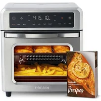 COSORI Air Fryer Toaster Oven, 13 Qt Airfryer Fits 8" Pizza, 11-in-1 Functions with Rotisserie, Dehydrate 2
