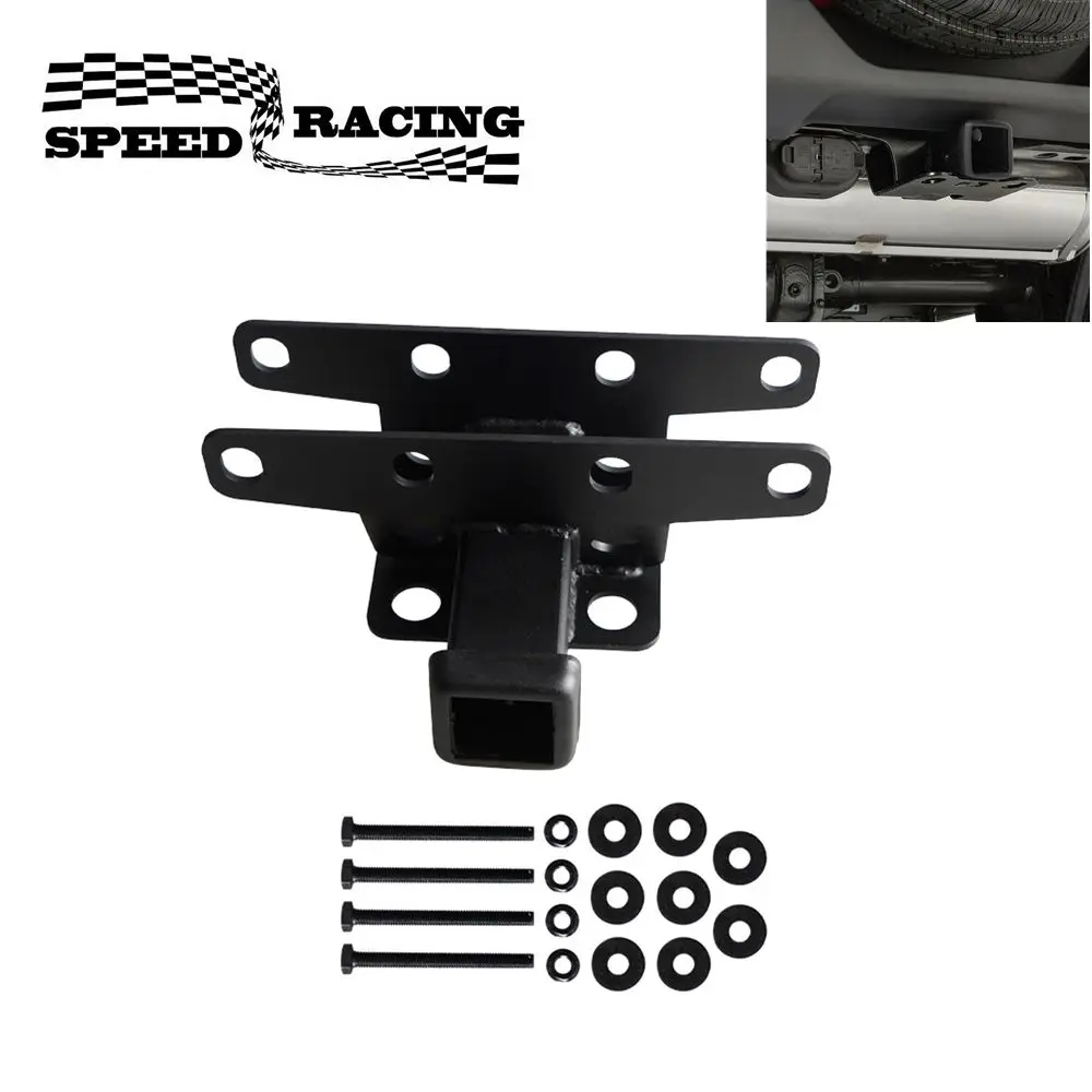 

Rear Tractor Trailer Hook Towing Hitch Rescue Heavy duty 2inch Steel Tow for Jeep Wrangler JK 2007-2022 JL 2&4 Door 2018-2022