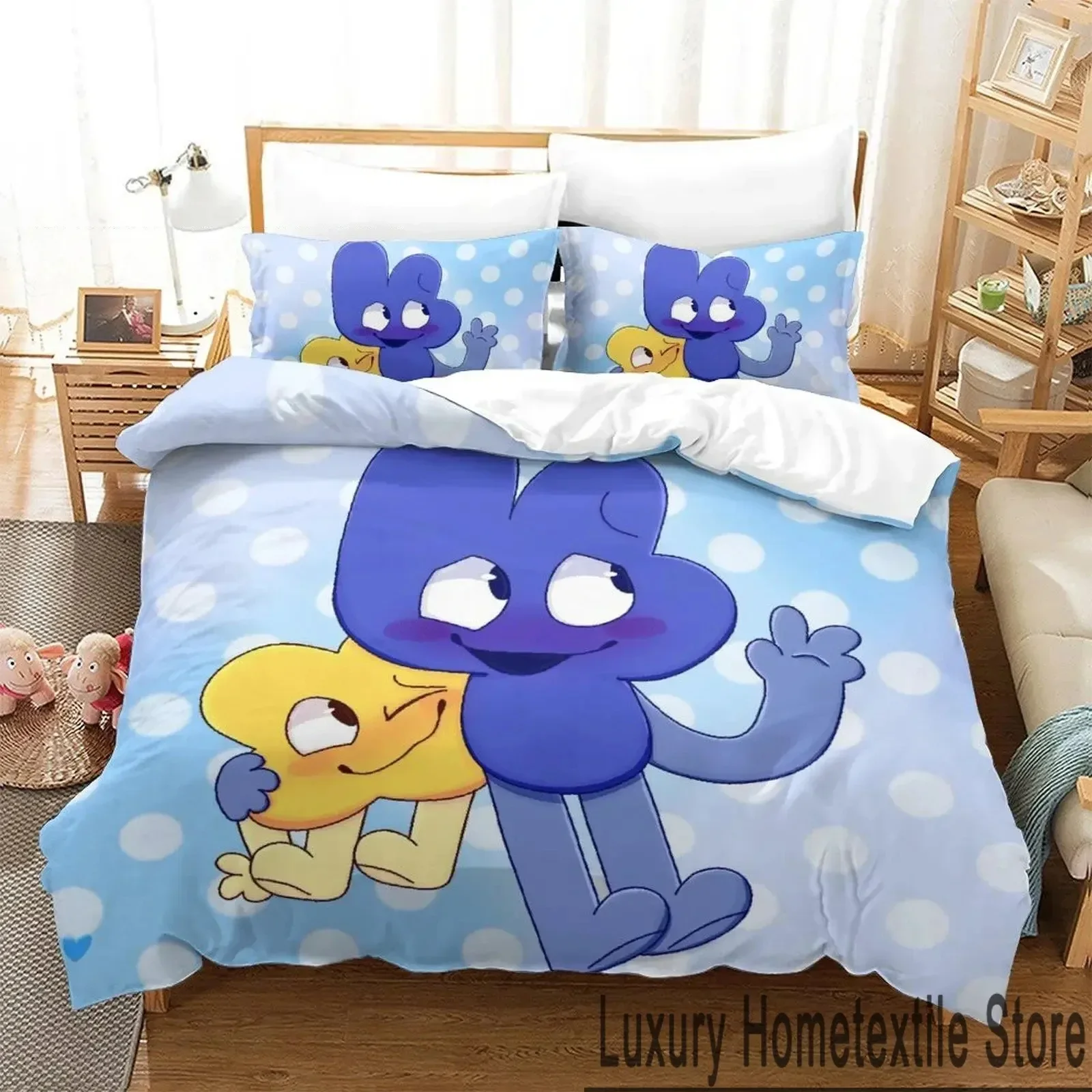 3D Print Cartoon Jacknjellify Bedding Set Boys Girls Twin Queen King Size Duvet Cover Pillowcase Bed boys Adult 6