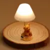 1:12 Dollhouse Table Lamp Scenery Supplies Micro Landscape Furniture Ornaments Metal Desk Light for Kitchen Dining Room Bedroom 2