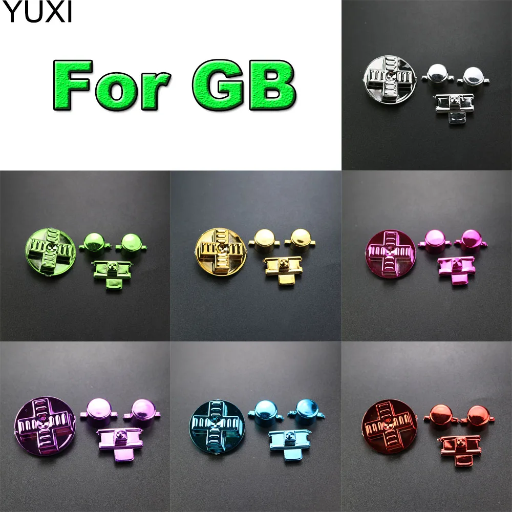 Yuxi 1Set Di Ricambio Per Gameboy Gb Dmg Power On Off Key Keypad A B Direction Button D Pad Per Gameboy Gb Dmg