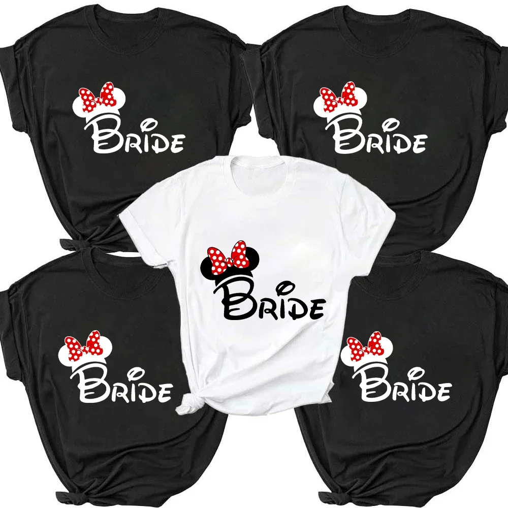 

Women's T-shirt Bachelorette Party Shirt Women's T-shirt Harajuku Evjf Team Bride Girl T-shirt Wedding Party Clothing Top Tshirt