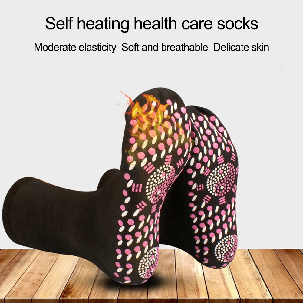 

1/2/4X Slimming Health Socks Shiatsu Self-Heating Socks Men Women Feet Comfort Health Heated Socks Magnetic Therapy Massage Sock
