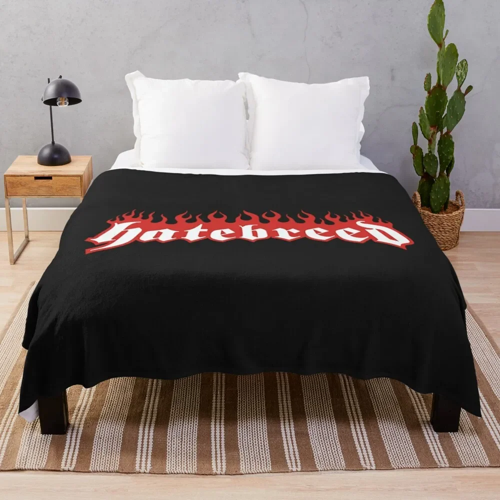 

Hatebreed T-Shirtlogo Throw Blanket Soft Plaid Stuffeds Flannel Blankets