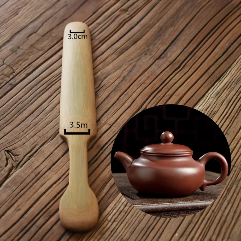 Pottery Purple Clay Teapot Making Tools Old Bamboo Strip Patting DIY Ceramic Teapot Slapping Spout Body and Neck Tools