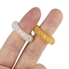 Spiky Sensory Finger Rings 1/5/10 PCS Flexible Alloy Spring Finger Massager Ring Toy Accupressure Pressure Loop Ring 2