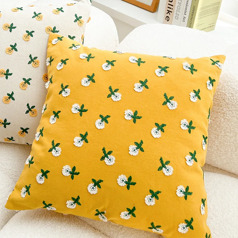 Flower Cushion/Pillow Covers Soft Cushions 45x45cm Decorative Pillows for Sofa Living Room Decorative Home Decor cojines