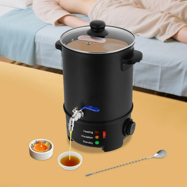 6L Large Capacity Automatic Heating To Prevent Dry Burning Electric Wax Melter With Temperature Control 2