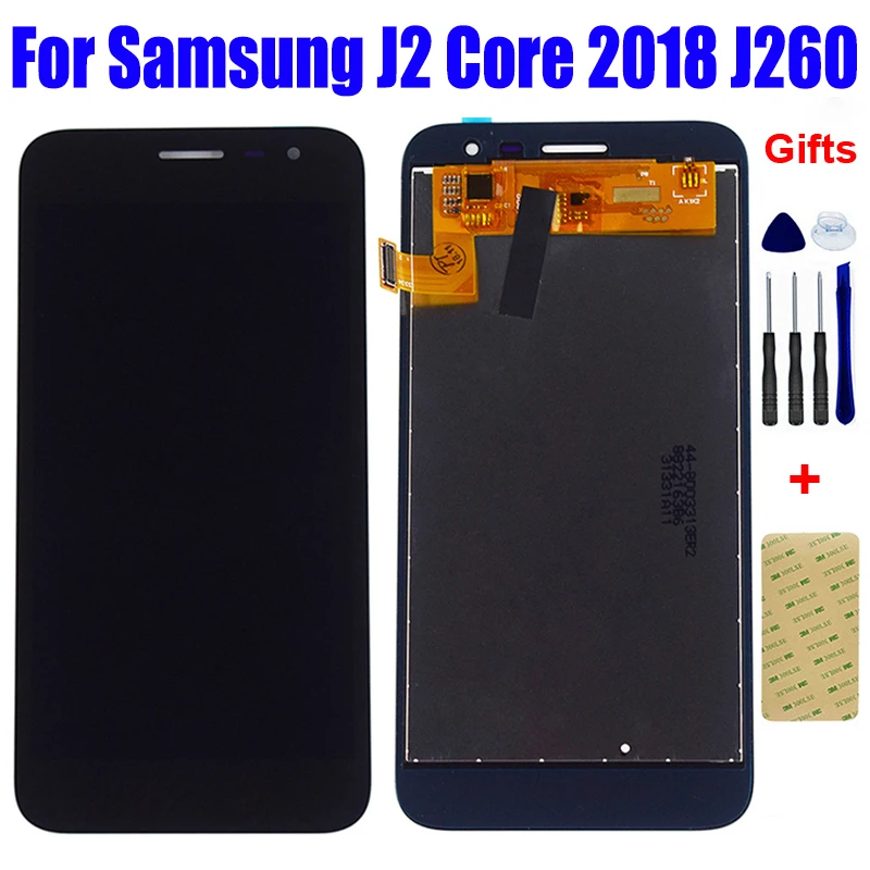 

For Samsung Galaxy J2 Core 2018 J260 J260M/DS J260F/DS J260G/DS LCD Display Screen Pantalla with Touch Panel Digitizer Assembly