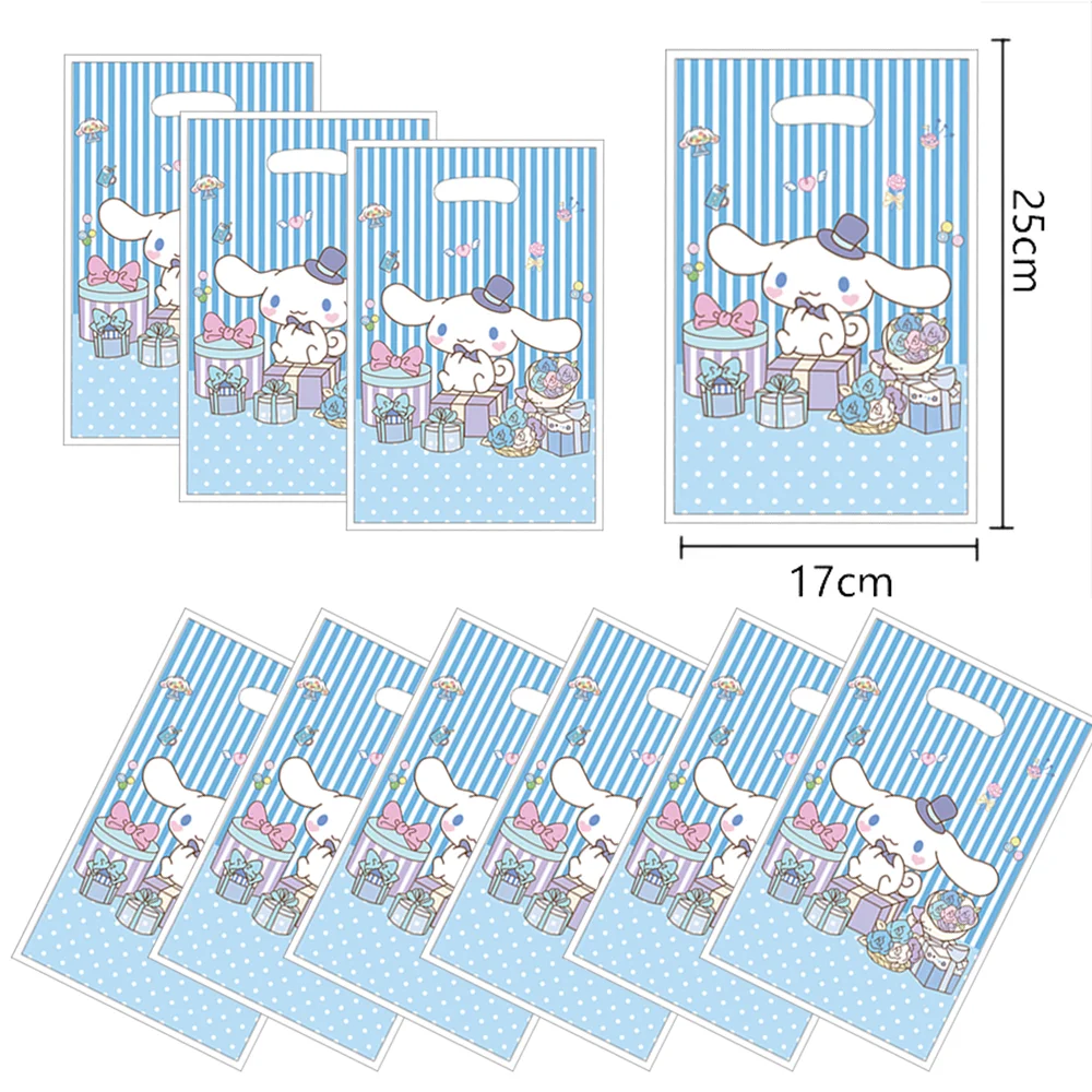 thumbnail image 1 of Bolsa de regalo de plástico con forma de mascota japonesa, 10, 20 o 30 unidades, para galletas y dulces, temática Kawaii, suministros para cumpleaños de niños, regalo para el hogar y decoración, 1 of 5