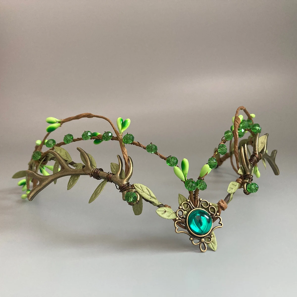 Couronne De Déesse De La Forêt | Diadème Des Bois Enchantés