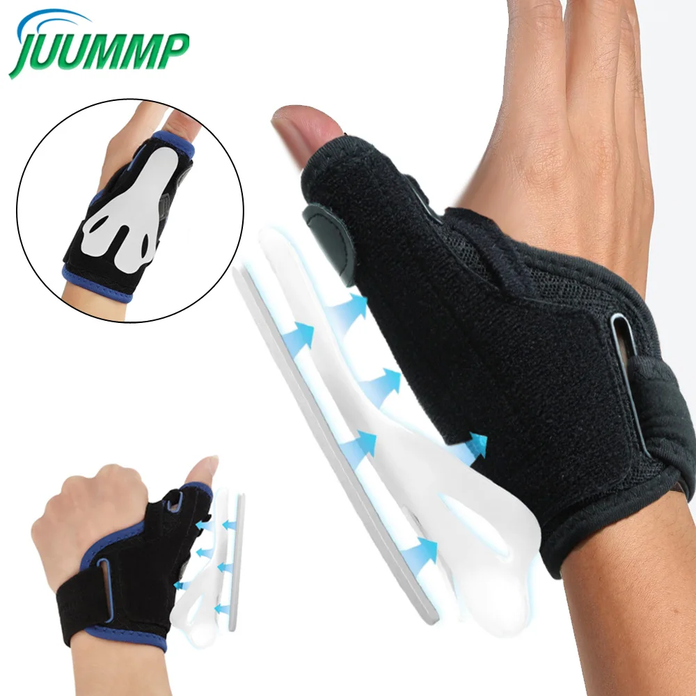 2 in 1 Wrist and Thumb Brace for Arthritis Pain and Support,Thumb Spica Splint for De Quervains Tenosynovitis,Mild Carpal Tunnel