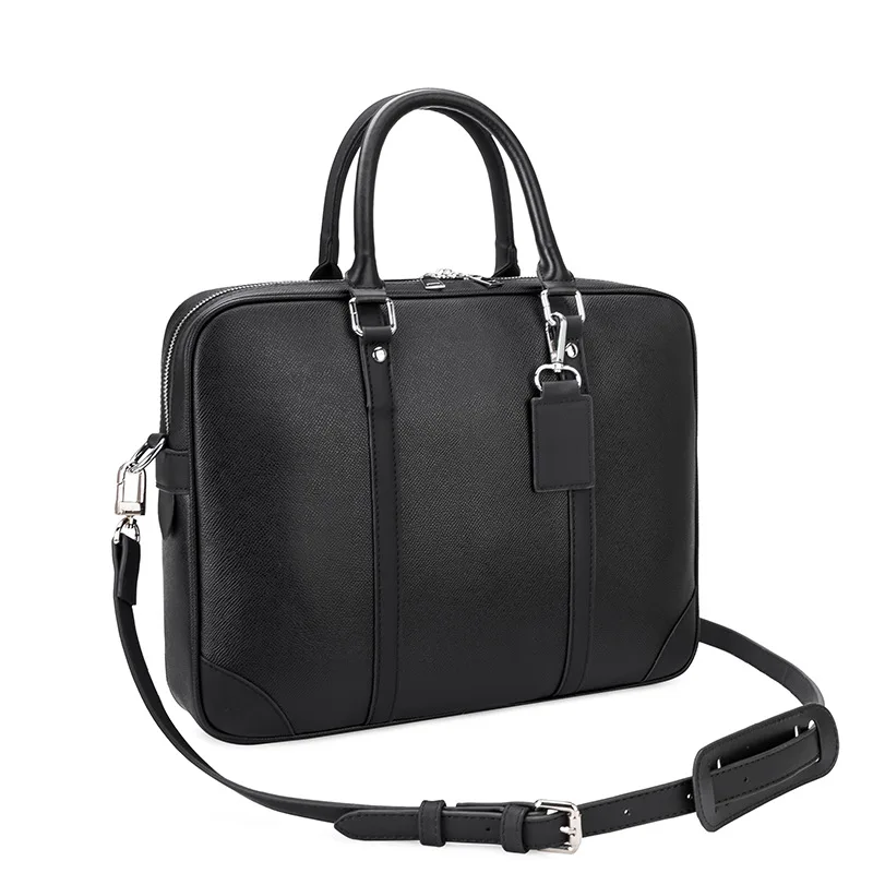 high-quality-leather-large-capacity-laptop-handbag-for-men-plaid-design-13-14-inch-travel-business-briefcases-office-totes-bag