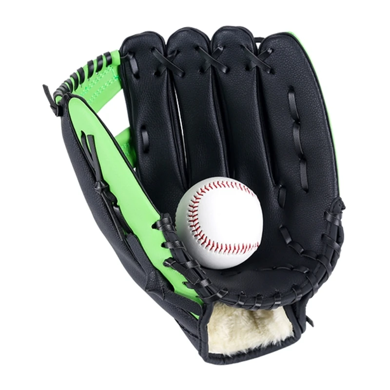 PU Leather Batting Gloves Pitcher Softballs Gloves Catcher Practicing Gloves H58D