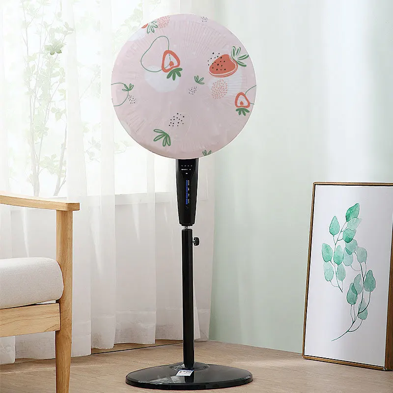 Cartoon Printed Electric Fan Covers Simple Protector Dust-proof Water-proof All-inclusive Fancover Washable Durable Reusable