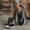 Spring and Summer Women Designer Mouth Breathable Cross Strap Sneakers Flat Comfortable Casual Walking sneakers Zapatos De Mujer 4