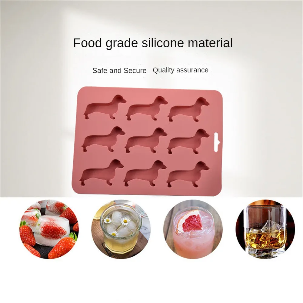 3D Dachshund Chocolate Cake Molds Beer Ice Cube Mold Party DIY