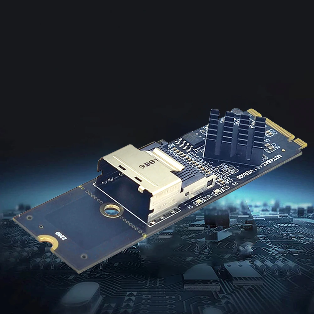 ̺  SFF-8087 Ȯ ī, M.2 NVME to Mini SAS HDD SSD SATA Ʈѷ, M.2 NVME SSD SFF8087 Ȯ 