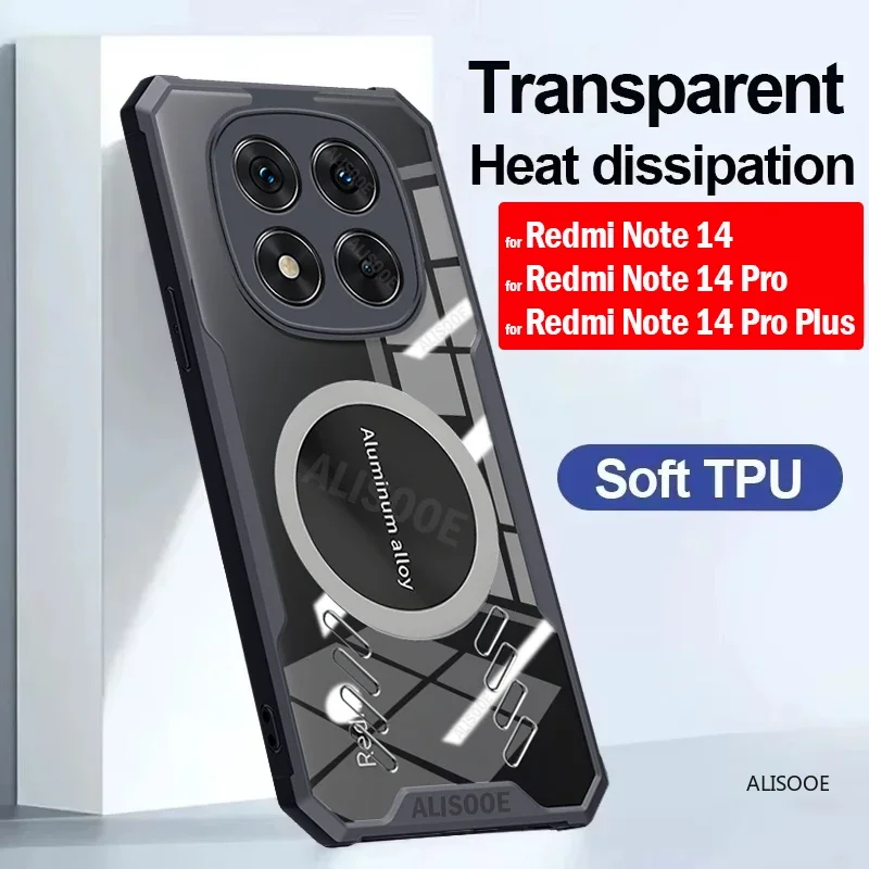 Transparent Heat Dissipation Case with HD Clear Protection