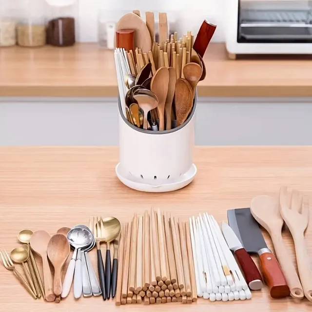 Chopstick Holder with Drain Plate 3