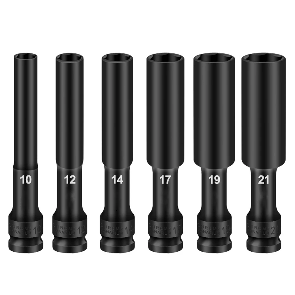 

1/2 Drive Socket Impact Wrench Hex Socket Head 8-24mm Adapter Spanner Converter Electric Power Drill Sockets Adapter