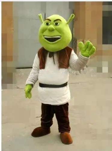 

New Shrek Mascot Costume Mascot Costume Adult Size For Halloween Birthday Party Cosplay Cartoon Apparel