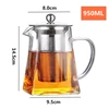 950ML Square Teapot