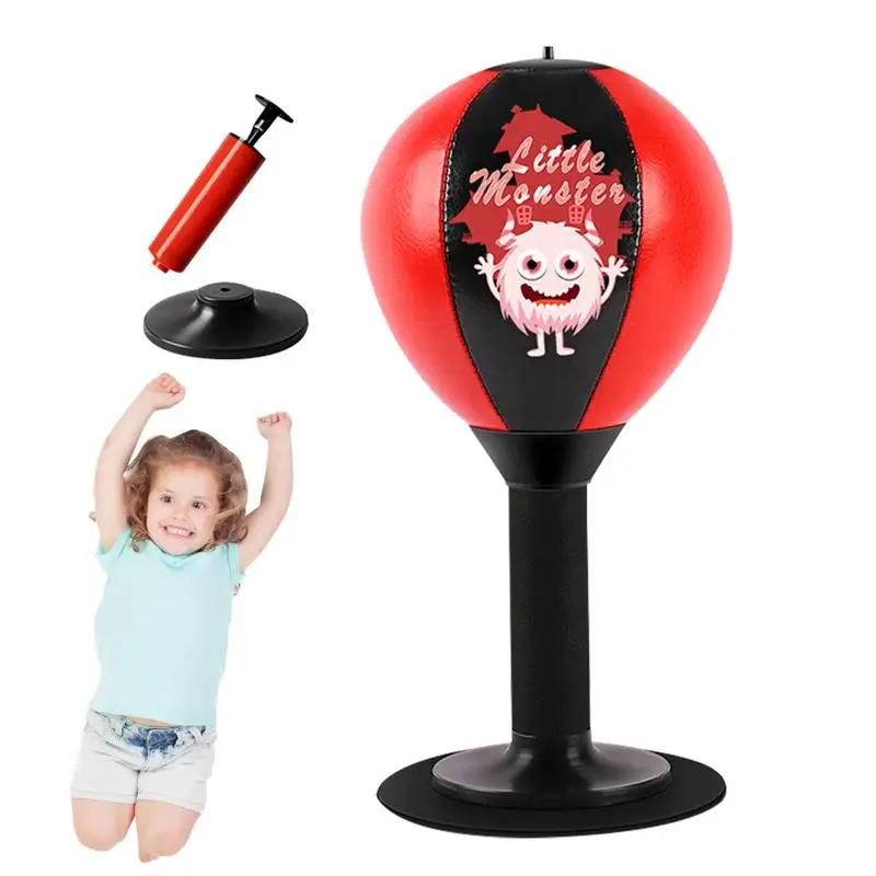 Stand Boxing Punch Ball Speed Punching Ball Bag Con Una Ventosa Attrezzatura Per L'Allenamento Di Reazione Da Tavolo Per Il Rilascio Delle Emozioni