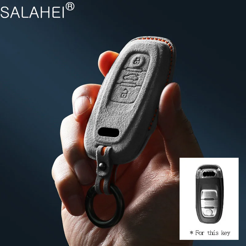 

Car Key Case Cover Keychain Interior Accessories for Audi A1 A3 A4 A5 A6 A7 A8 8V B8 B9 Quattro Q3 Q5 Q7 S4 S5 S6 S7 S8 R8 TT C7