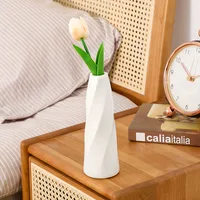 Simple Vase Decoration Living Room Flower Arrangement Vase Dining Table Light Luxury Style Vase Home Dried Flower Storage Bottle 4