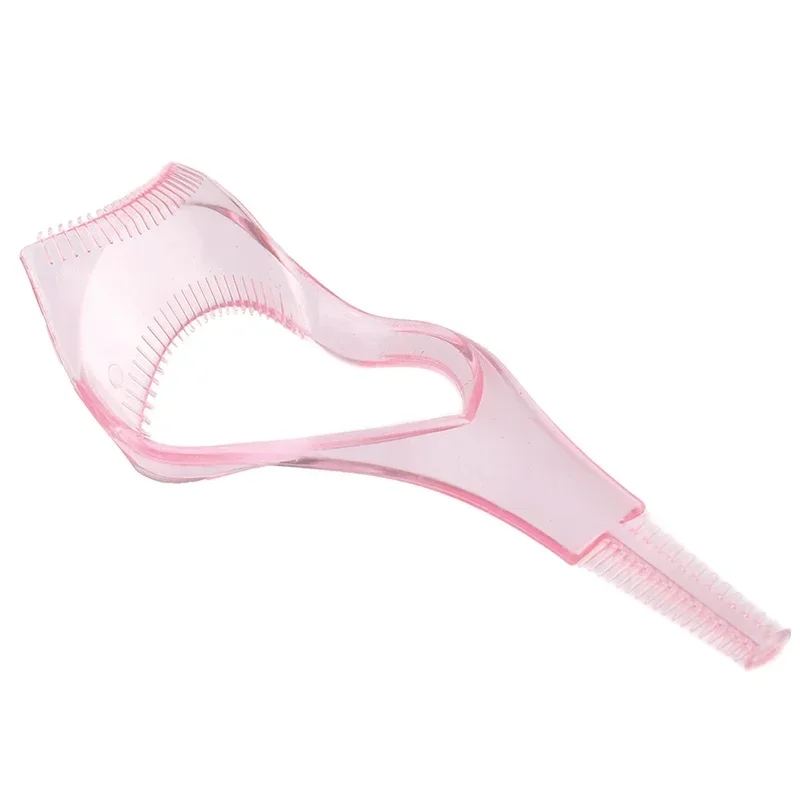 Makeup Tool Set 3 In 1 Mascara Shield Guard Curler Applicator Comb Guide Card Eyelash Tools