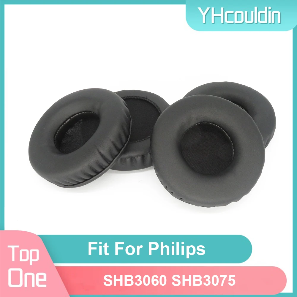 

Earpads For Philips SHB3060 SHB3075 Headphone Earcushions PU Soft Pads Foam Ear Pads Black