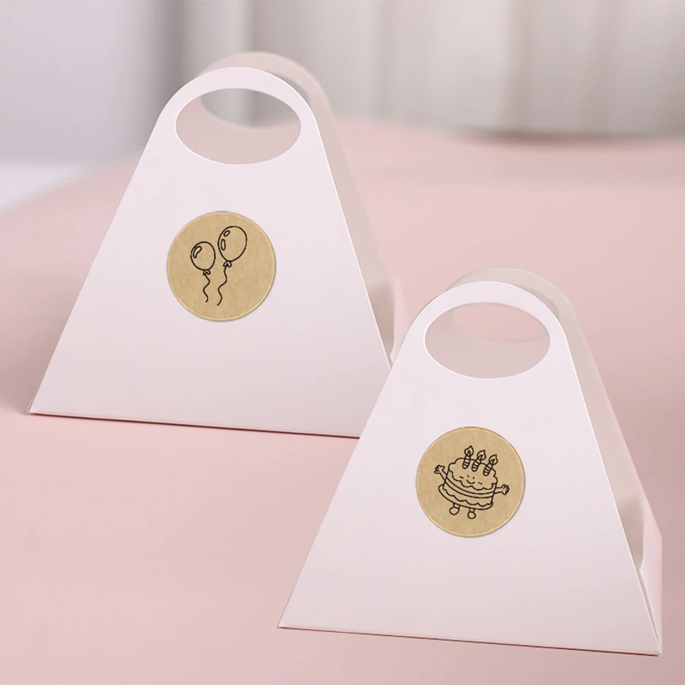 100-500Pcs Runde Glücklich Geburtstag Aufkleber Für Kreativität Nette Schreibwaren Etiketten Verschiedene Aufkleber Kind Für Scrapbooking – Detail 9
