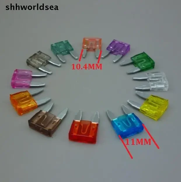 shhworldsea 900PCS AUTOMOTIVE CAR BLADE MINI FUSE SUV TRUCK CAR FUSES freedoom choose from 5A 10A 15A 20A 25A