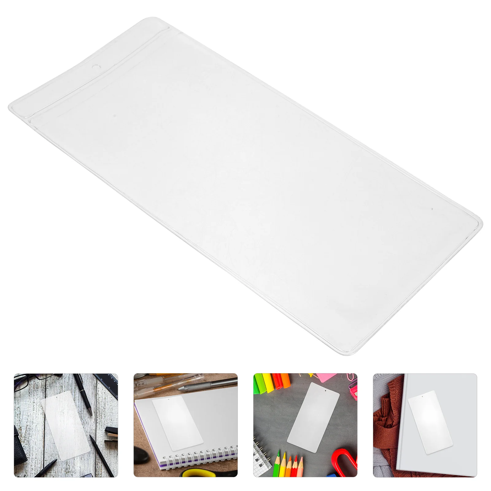 

30 Pcs Bookmarks Bookmark Favor Blank Display Sleeves Decorative Holder Manual Storage and Bag Pvc Office DIY Accessory