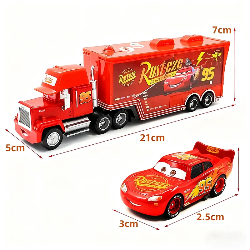 Metal Cartoon Racing Car Toy Set 3
