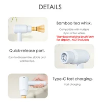 Dispositif Matcha électrique à fouetter rapidement, outil de démarrage à un bouton pour mélangeur Matcha, magasin de boissons, outils de fabrication de thé à faire soi-même 5