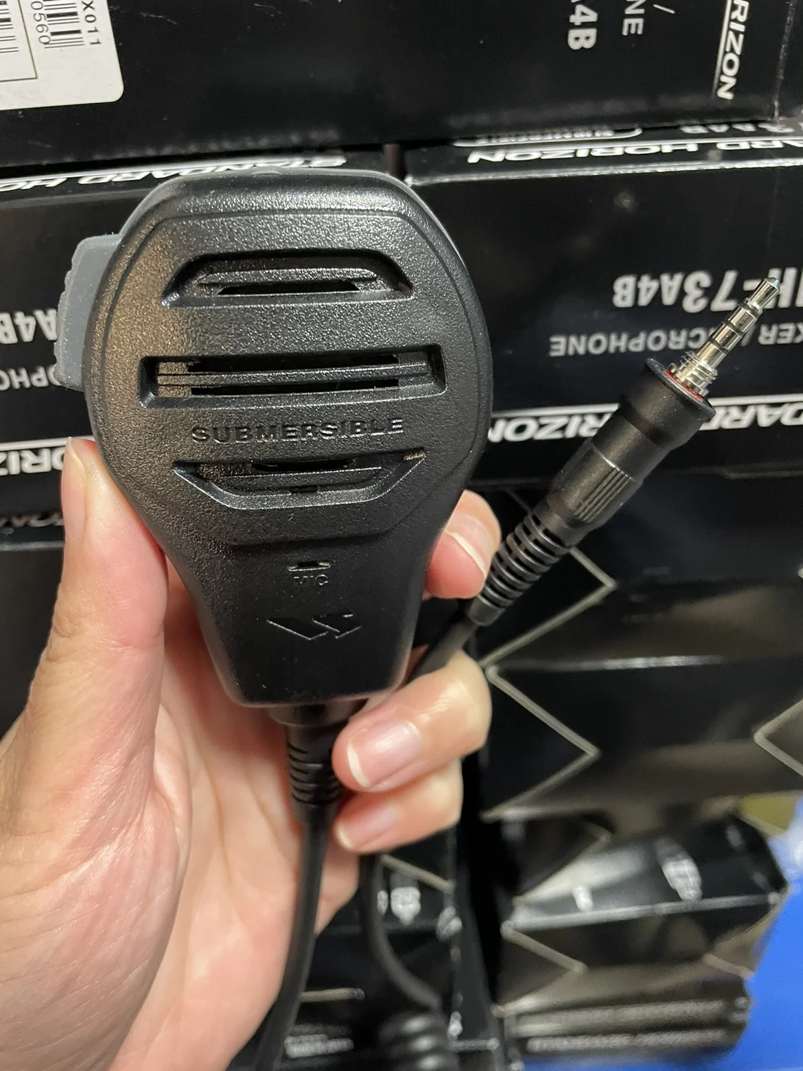 

MH-73A4B Speaker/черный микрофон для YAESU VX-6 FT-270 FT-277 Φ HX400 HX210E HX290 HX370SAS радиостанции