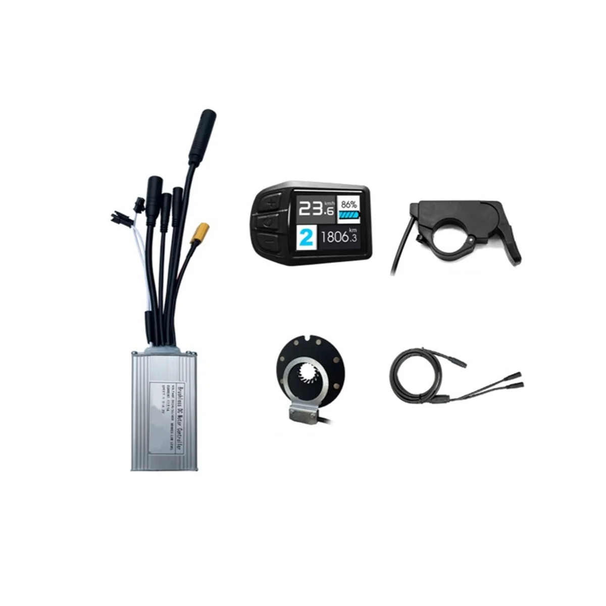 

Controller System 17A 24V/36V/48V 250W/350W Motor UKC3 Color Screen Instrument with Universal Controller Small Kit