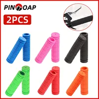 PINMOAP 2PCS Couvre-guidon de vélo en caoutchouc, couvre-guidon antidérapant absorbant les chocs, couvre-guidon de montagne, accessoire de conduite 1