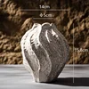 CAPIRON Nordic Irregular Ceramic Vase for Pampas Grass Home Bedroom Living Room Table Centerpiece Decoration Accessories Desk 5
