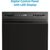 MDF18A1ABB Built-in Dishwasher with 8 Place Settings, 6 Washing Programs, Stainless Steel Tub, Heated Dry, Energy Star, Black 4