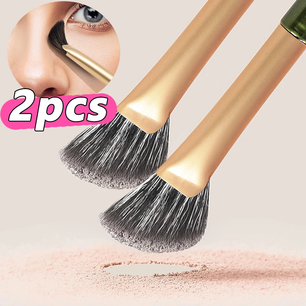 uds brocha para sombra de nariz en forma de abanico pincel