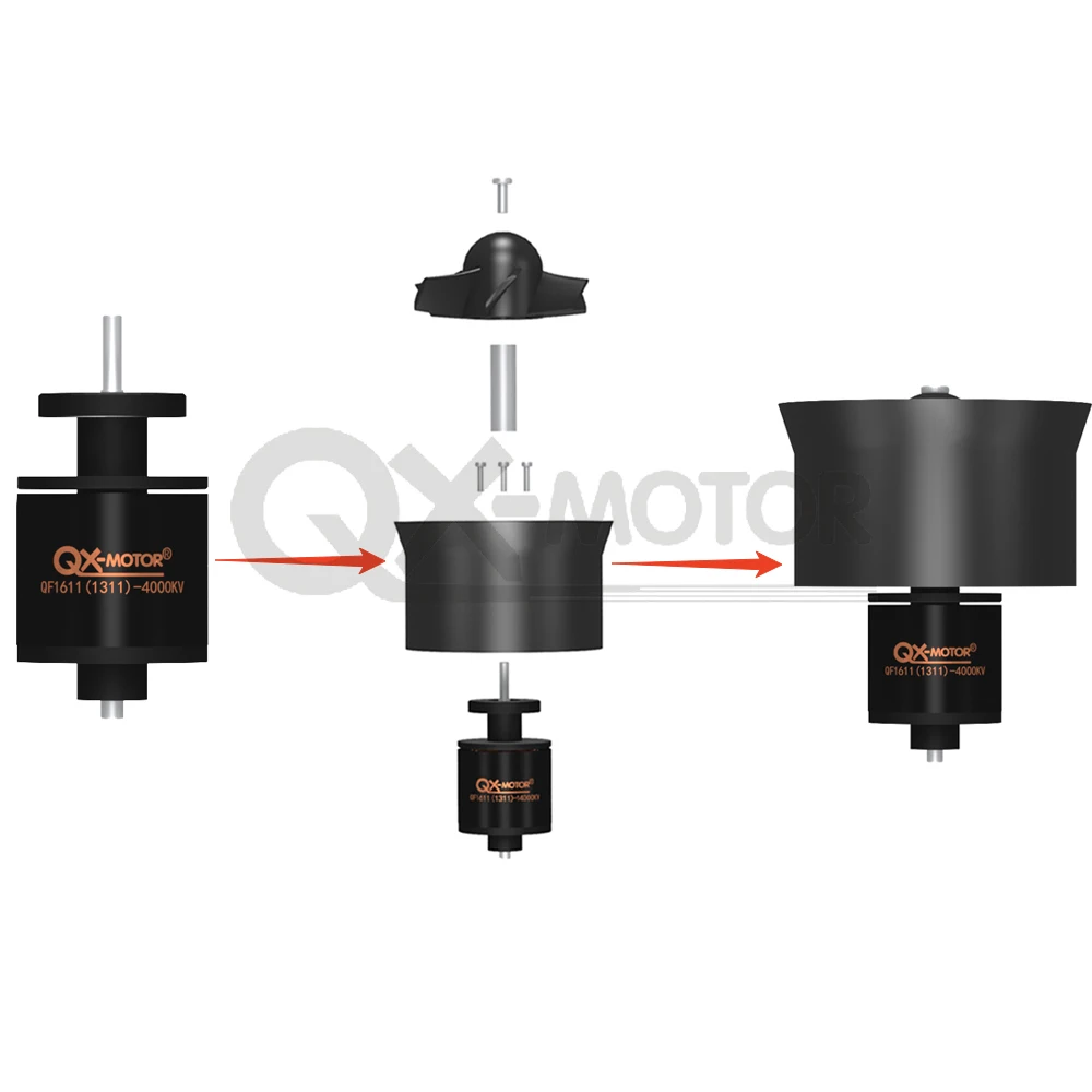 Moteur Brushless 4000KV à 14000KV pour EDF RC - Haute Performance