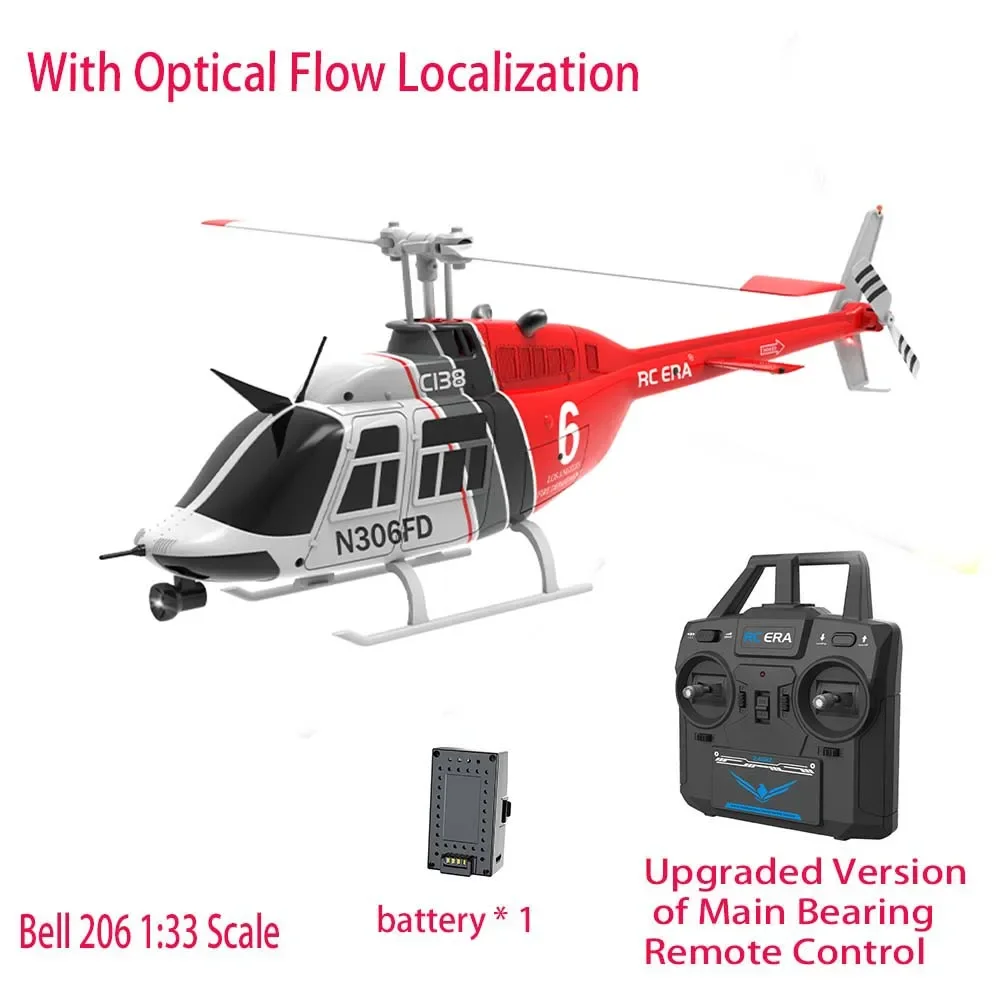 RC ERA C138 Bell 206 2.4G 6CH 6 軸ジャイロスコープ GPS 1:33