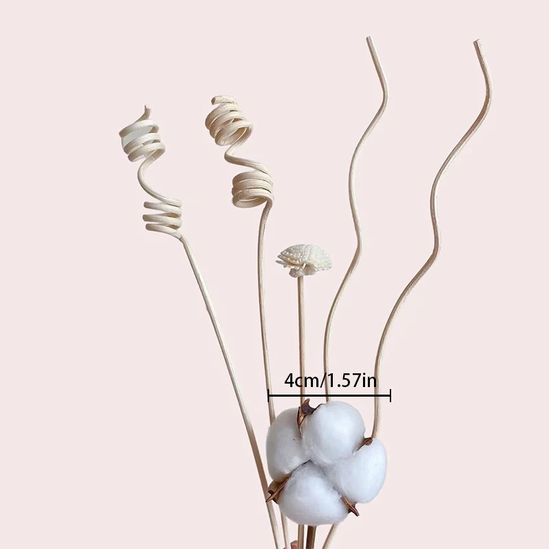 Artificial Flower Rattan Reed Sticks Fireless Fragrance Aroma Diffuser Refill Stick Replacement Diy Floral Ornaments Home Decor