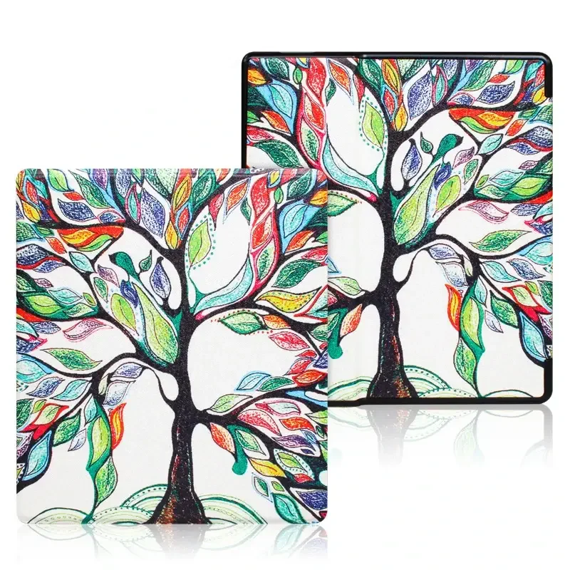 Premium PU Leather Auto Wake/Sleep Cover for Kindle Oasis (7-inch)