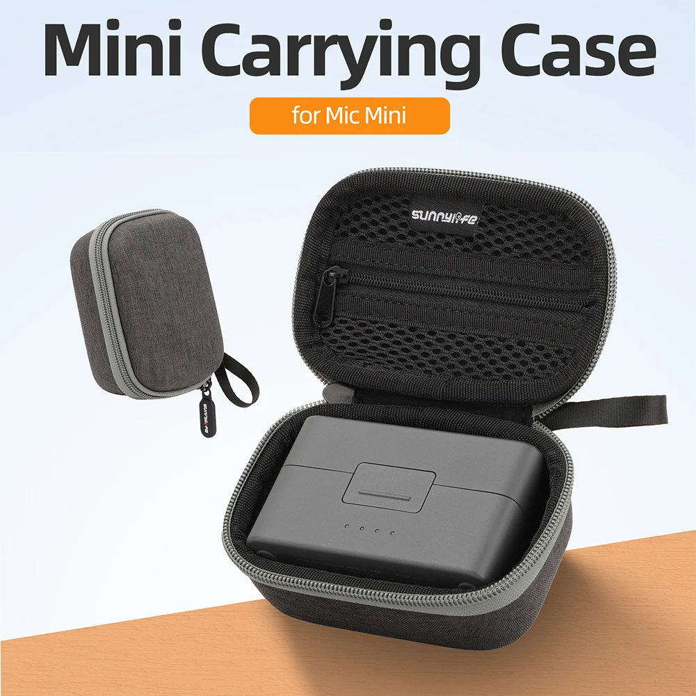 Compact Travel Storage Case for Wireless Microphone - Portable Protective Box